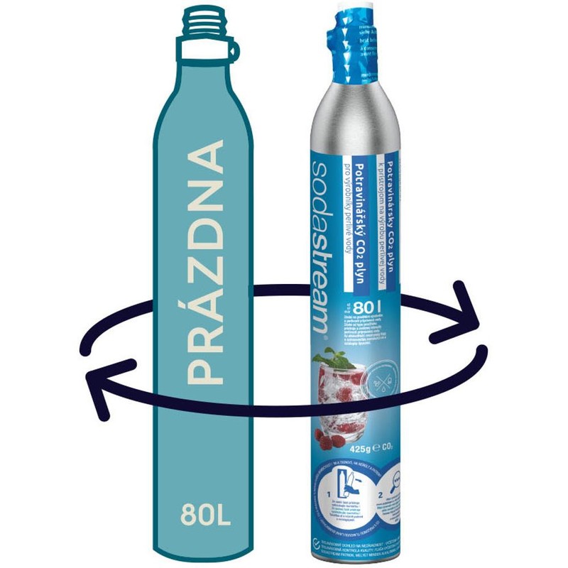 Výmena Sodastream bombička klasik